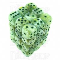 Chessex Marble Green 36 x D6 Dice Set