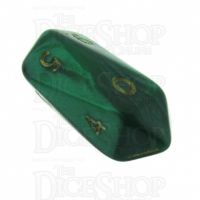Crystal Caste Pearl Green D10 Dice