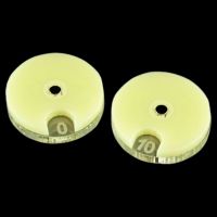Litko Circle Combat Dials Opaque Ivory x 2 (TS232-VRY)