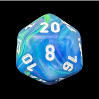 Chessex Festive Waterlily D20 Dice