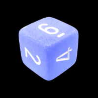 Chessex Frosted Blue & White D6 Dice