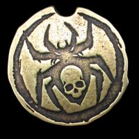 Drow Legendary Metal Gold Coin