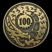 Creature Unit '100' Legendary Metal Gold Coin