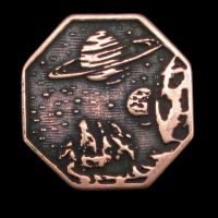 Space Unit '5' Legendary Metal Copper Coin
