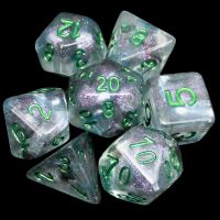 TDSO Luminous Cyberspace 7 Dice Polyset