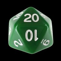 Role 4 Initiative Opaque Dark Green & White Balanced D20 Dice 2022