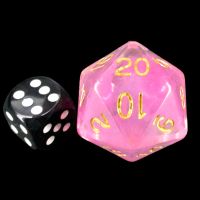 Role 4 Initiative Diffusion Rose Gold JUMBO XL D20 Dice
