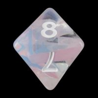 TDSO Ribbon Pink Butterfly D8 Dice
