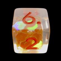 TDSO Gold Dragon Scale D6 Dice