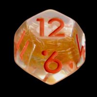 TDSO Gold Dragon Scale D12 Dice