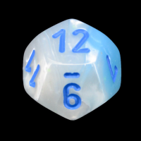 Chessex Gemini Pearl Turquoise & White D12 Dice