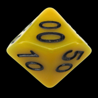 TDSO Opaque Yellow Percentile Dice