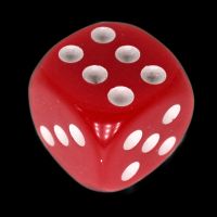 TDSO Opaque Red 16mm D6 Spot Dice