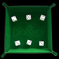 HALF PRICE TDSO Folding Forest Green Dice Tray