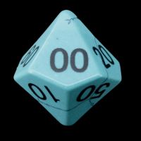 TDSO Turquoise Green Synthetic 16mm Precious Gem Percentile Dice