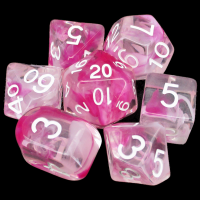 Role 4 Initiative Diffusion Cherry Blossom 7 Dice Polyset with Arch D4