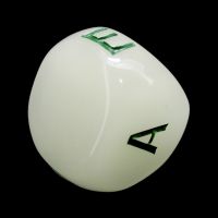 Clearance Impact Glow in the Dark & Green D5 Vowels Dice SECONDS