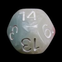 Impact Cotton Candy & White D14 Dice