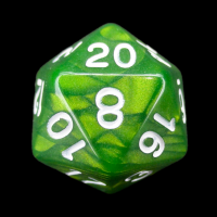 Role 4 Initiative Emerald Dragon Shimmer D20 Dice