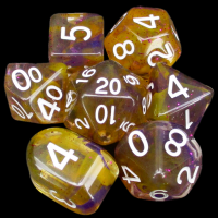 Role 4 Initiative Classes & Creatures Warlocks Pact 7 Dice Polyset with Arch D4