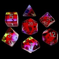TDSO Layer Pomegranate Blossom 7 Dice Polyset