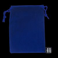 TDSO Small Royal Blue Soft Touch Dice Bag