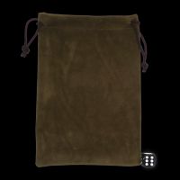 TDSO Large Woodland Brown Soft Touch Dice Bag