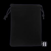 TDSO Small Pitch Black Soft Touch Dice Bag