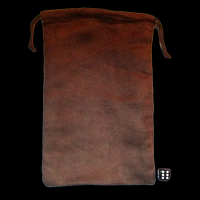 HALF PRICE TDSO Brown Soft Touch MASSIVE Dice Bag  