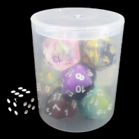 CLEARANCE TDSO Clear Dice Storage Cup