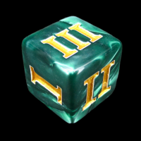 Impact Unleashed Arcana Wild Growth Roman Numeral D3 Dice