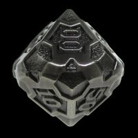 TDSO Metal Arcanist Antique Silver Percentile Dice