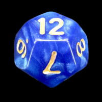 Impact Unleashed Arcana Chain Lightning D12 Dice
