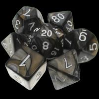 TDSO Duel Gold & Silver 7 Dice Polyset