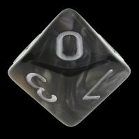 TDSO Duel Gold & Silver D10 Dice