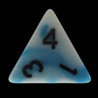 TDSO Duel Teal & White D4 Dice