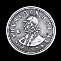 Forged Sherlock Legendary Metal Silver Coin