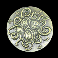 Forged Cultist Legendary Metal Gold Coin