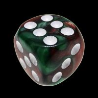 TDSO Duel Green & Red 16mm D6 Spot Dice
