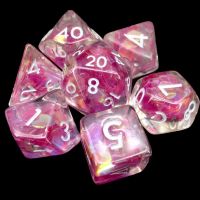 TDSO Pink Dragon Scale 7 Dice Polyset