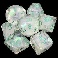 TDSO Silver Dragon Scale 7 Dice Polyset