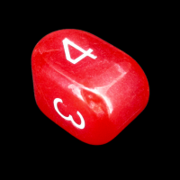 Role 4 Initiative Marble Red Arch D4 Dice