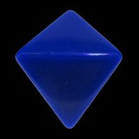 TDSO Opaque Blank Blue D8 Dice