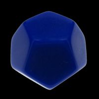 TDSO Opaque Blank Blue D12 Dice