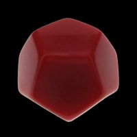 TDSO Opaque Blank Red D12 Dice