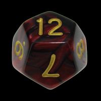 TDSO Duel Blood & Shadow D12 Dice