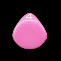 Impact Opaque Pink & WhiteD4 Dice