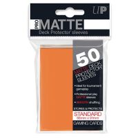 Ultra Pro Matte STANDARD Sized Sleeves x 50 - Orange