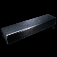 TDSO Black Leatherette 6 x D6 Dice Padded Storage Case