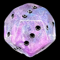 DodecaD3 Luminous Ceremonial Chrome 12 Sided Spot D3 Dice